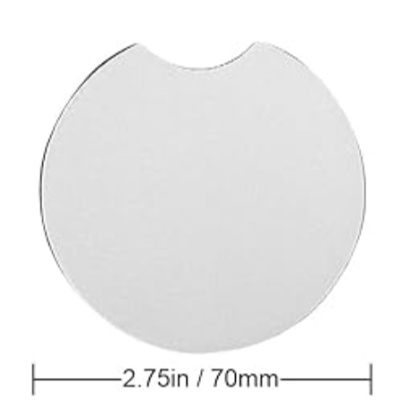 Car Coasters π - Pack of 2
