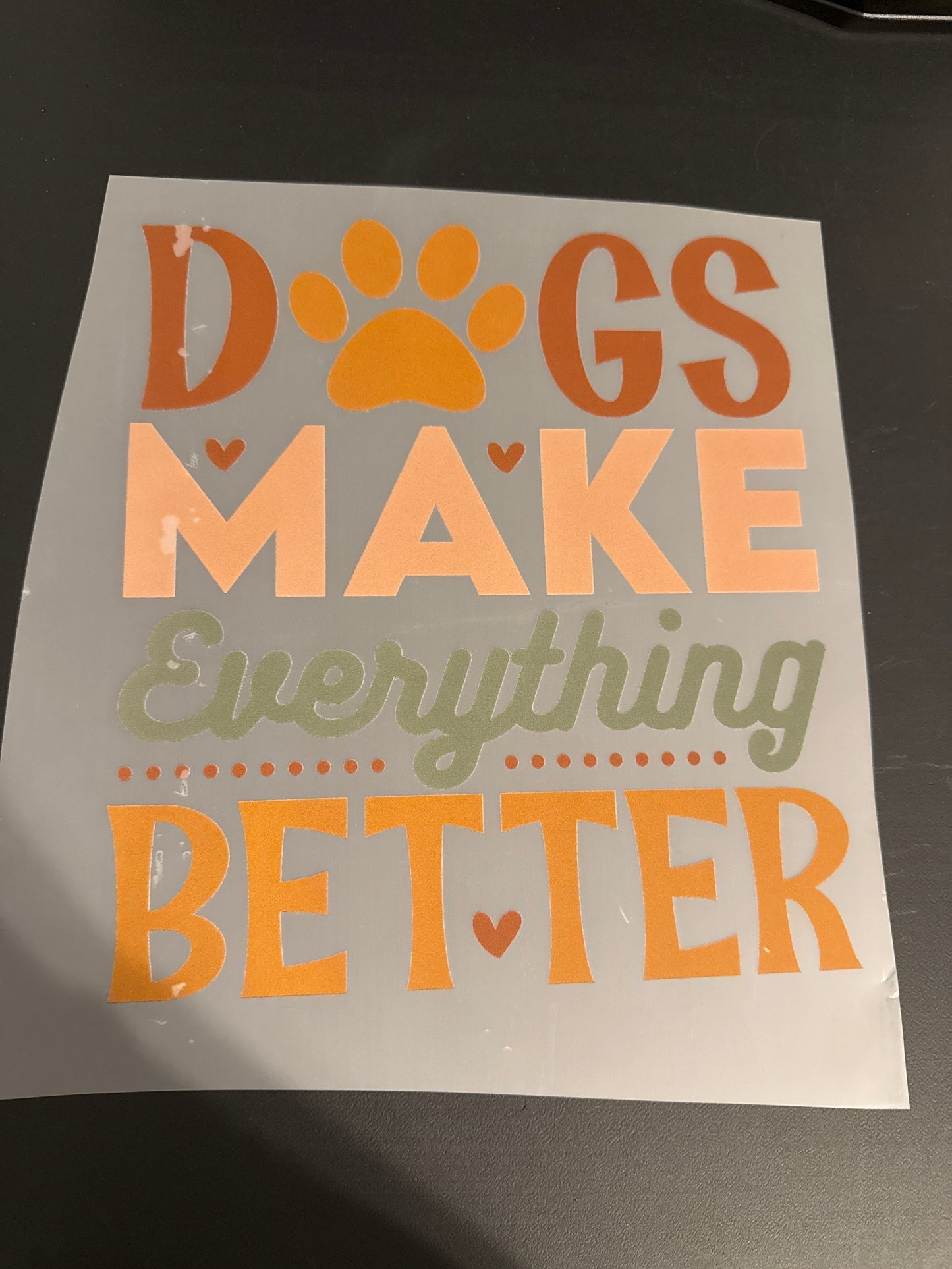 Dog/Cat Heat Transfers