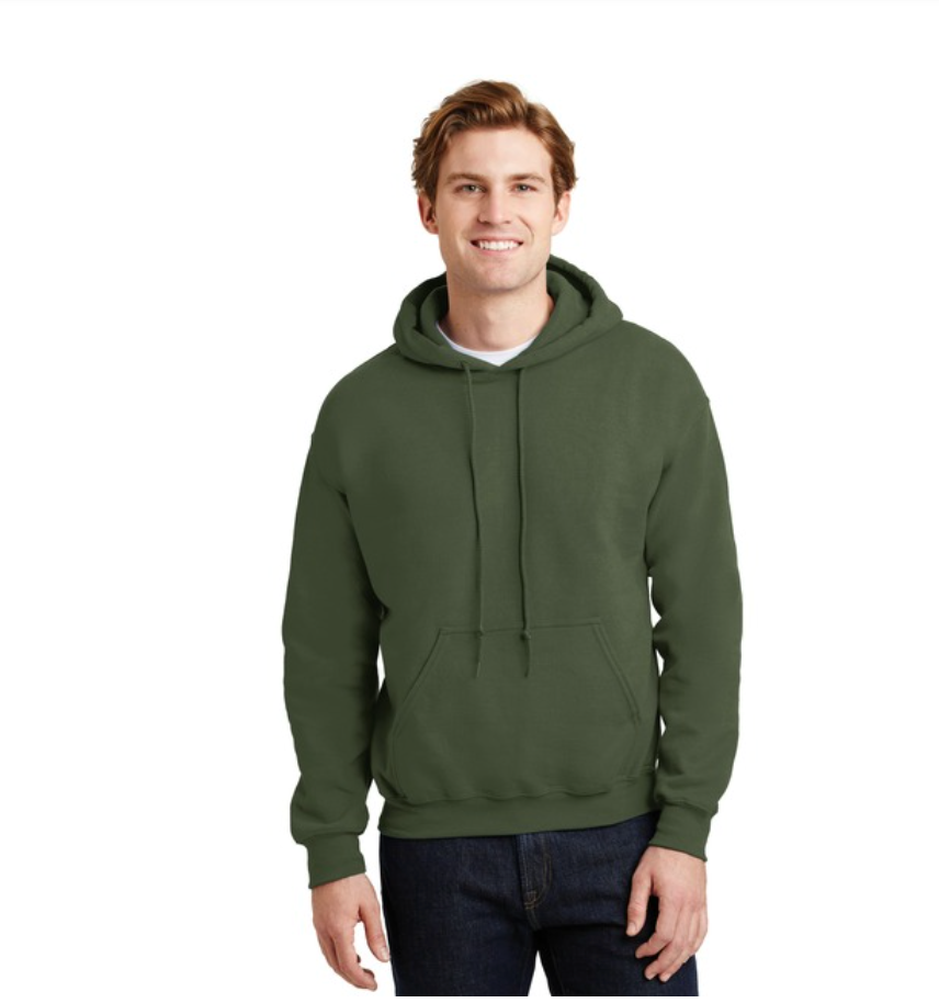 Heavy Blend Gildan Hoodies (50% cotton recommend to size up)